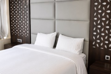 Chambre de l'appartement Hilton N°11 étage 12